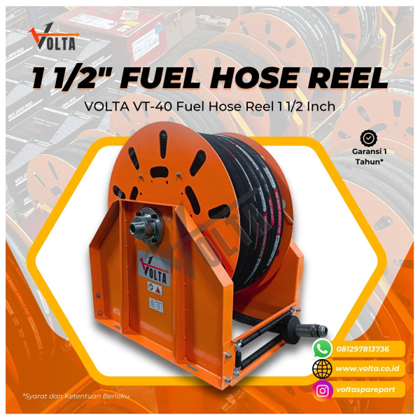 VOLTA VT40 FUEL HOSE REEL 1 1/2 INCH