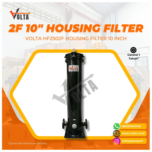 VOLTA HF2502F HOUSING FILTER 2-STAGE 10 INCH